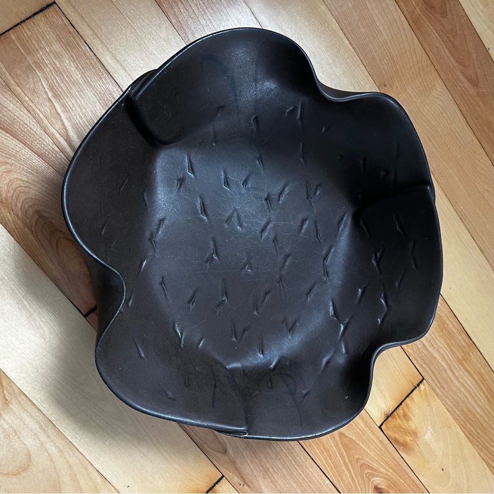Unique Ceramic Dark Brown Textured Bowl
